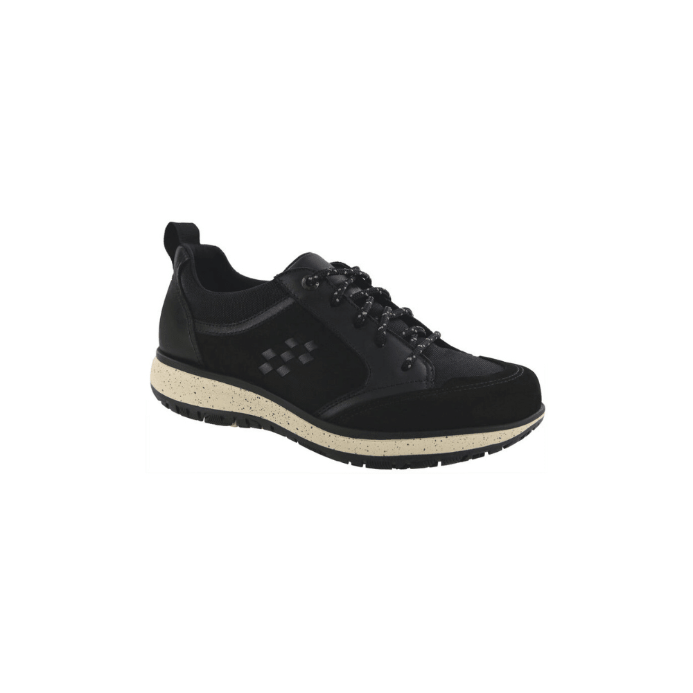SAS Women's Boulder Lace Up Sneaker – Black Ash 1