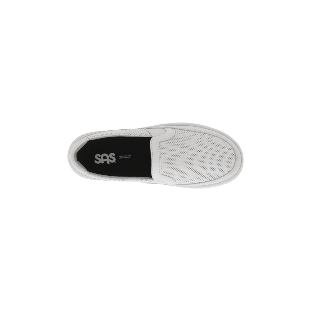 SAS Women's Chuy-X - Comfort Walking Sneaker - White Perf 2