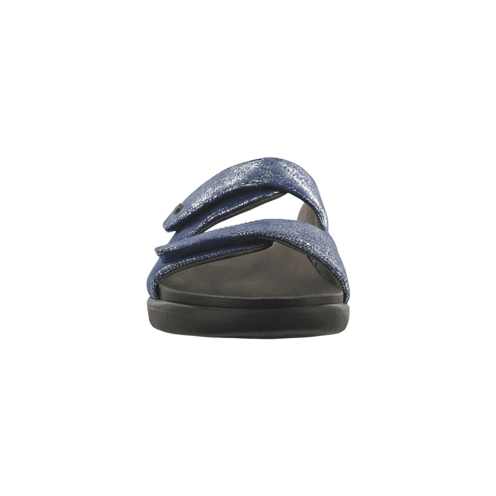 SAS Women's Cozy - Comfort Adjustable Sandal - Silver Blue 3
