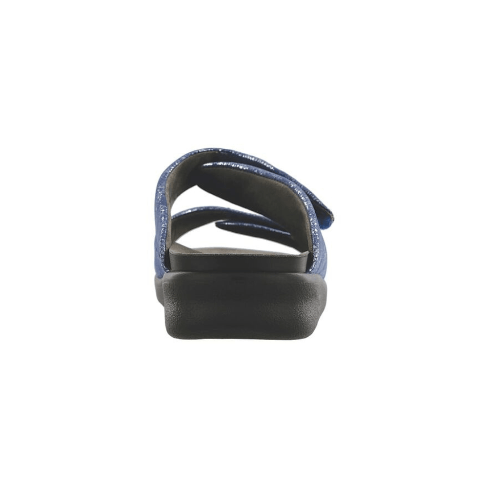 SAS Women's Cozy - Comfort Adjustable Sandal - Silver Blue 4