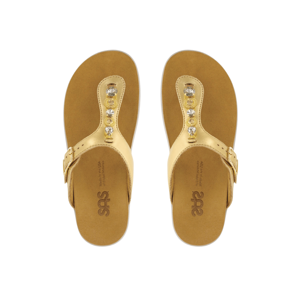 SAS Women's Dazzle Sandal - 24K 4