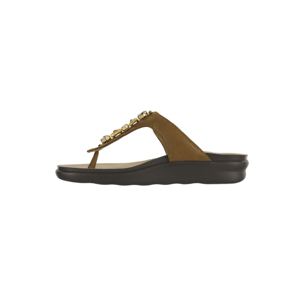 SAS Women's Dazzle Sandal - Brown Gold 5