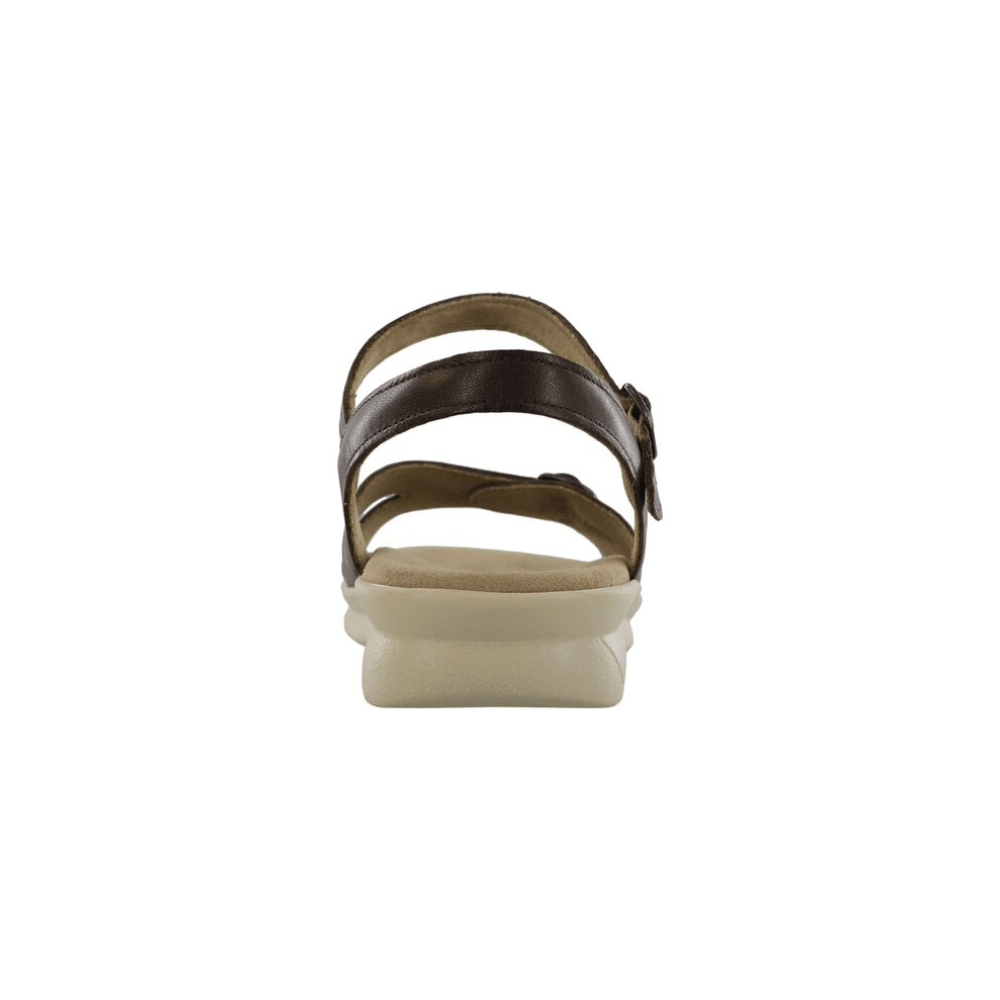 SAS Women's Duo - Quarter Strap Comfort Sandal - Darkwood 4