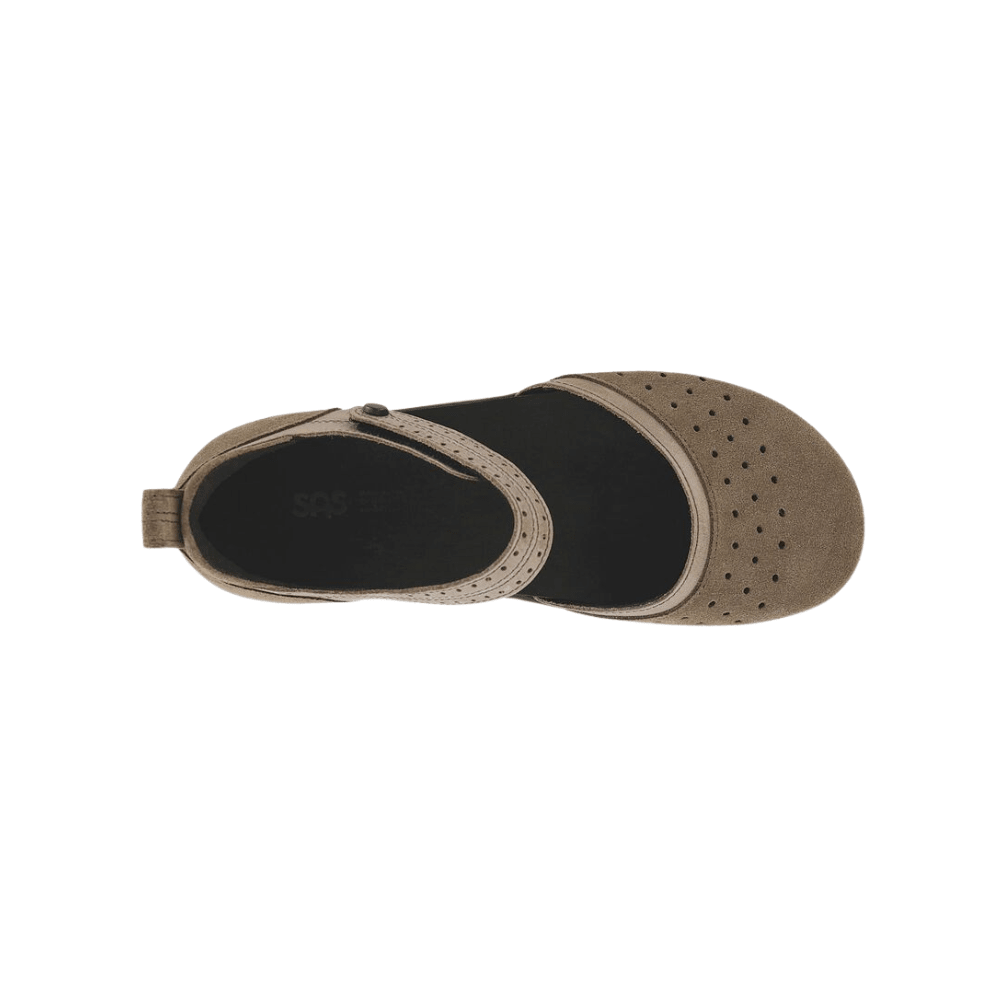 SAS Women's Eden Mary Jane Comfortable Flat Shoe - Birch 3