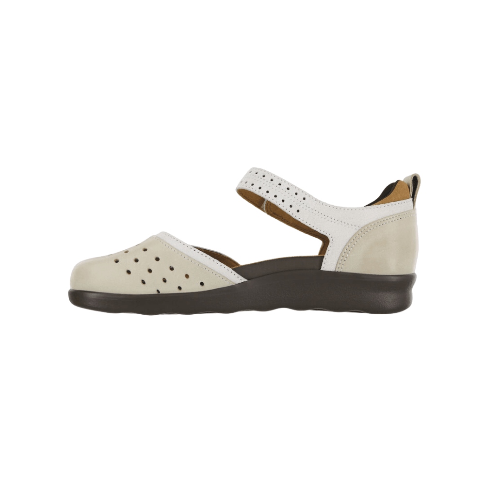 SAS Women's Eden Mary Jane Comfortable Flat Shoe - Driftwood 5