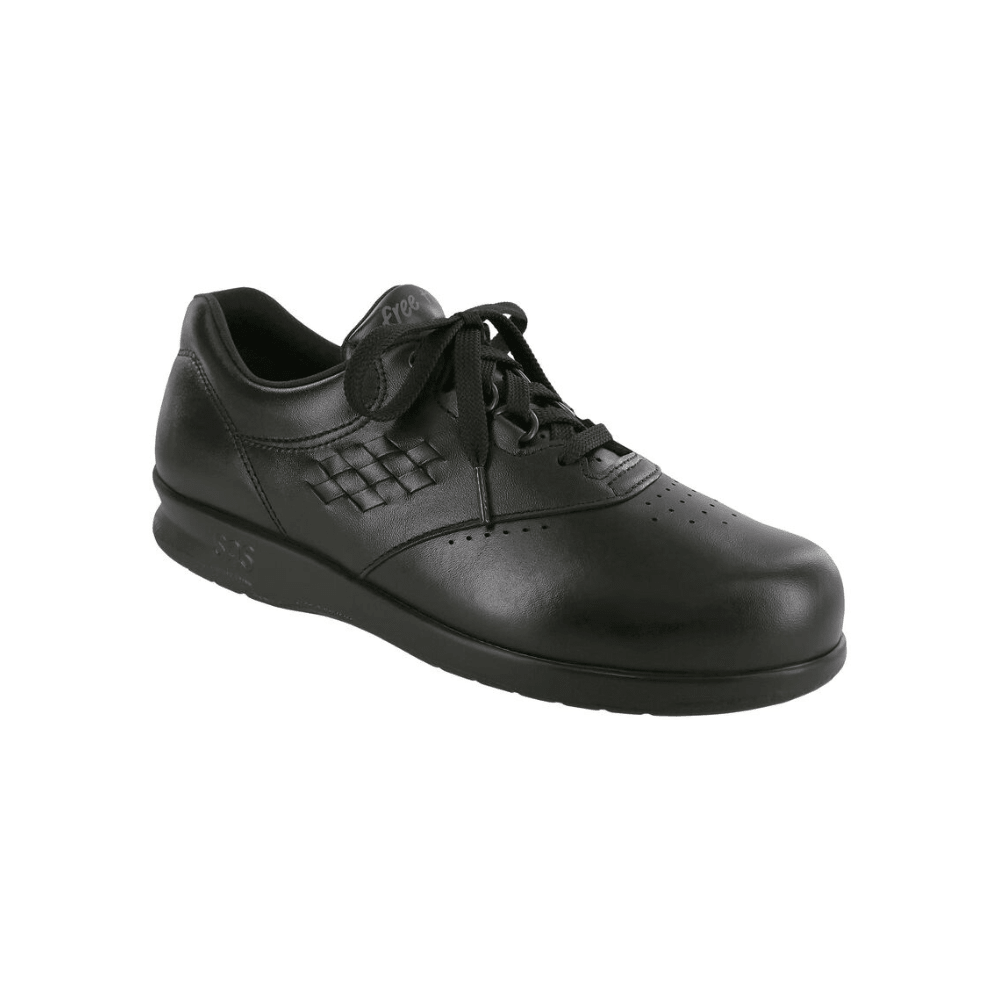 SAS Women's Free Time Leather Walking Shoes - Black 1