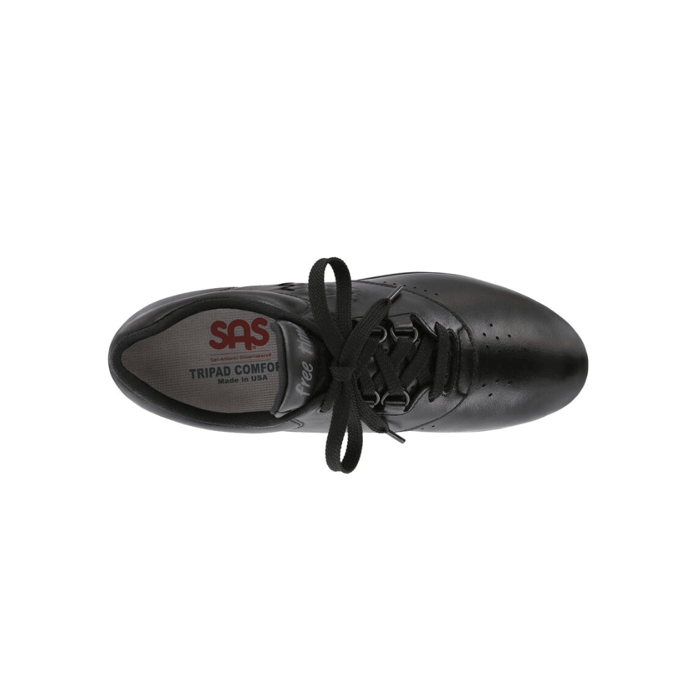 SAS Women's Free Time Leather Walking Shoes - Black 2