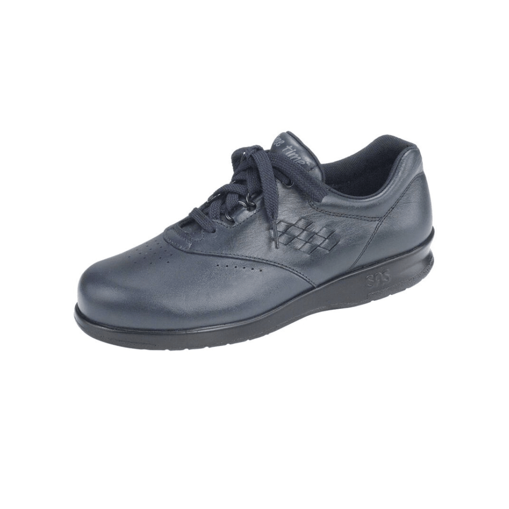 SAS Women's Free Time Leather Walking Shoes - Navy 4
