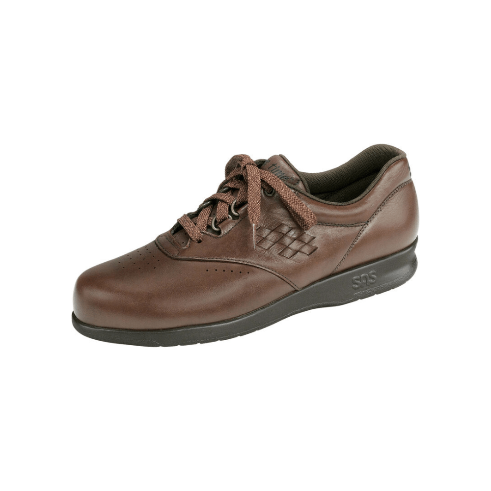 SAS Women's Free Time Leather Walking Shoes - Teak 6