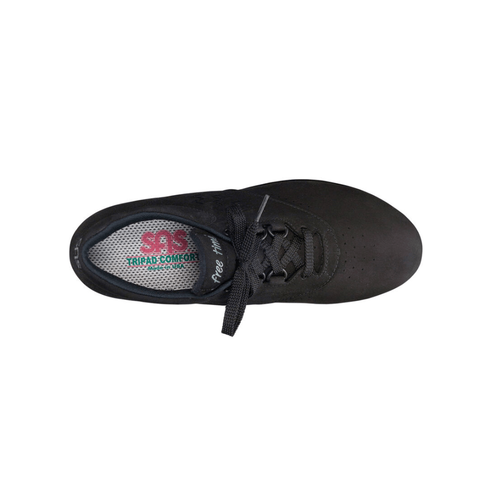 SAS Women's Free Time Nubuck Walking Shoes - Charcoal 3