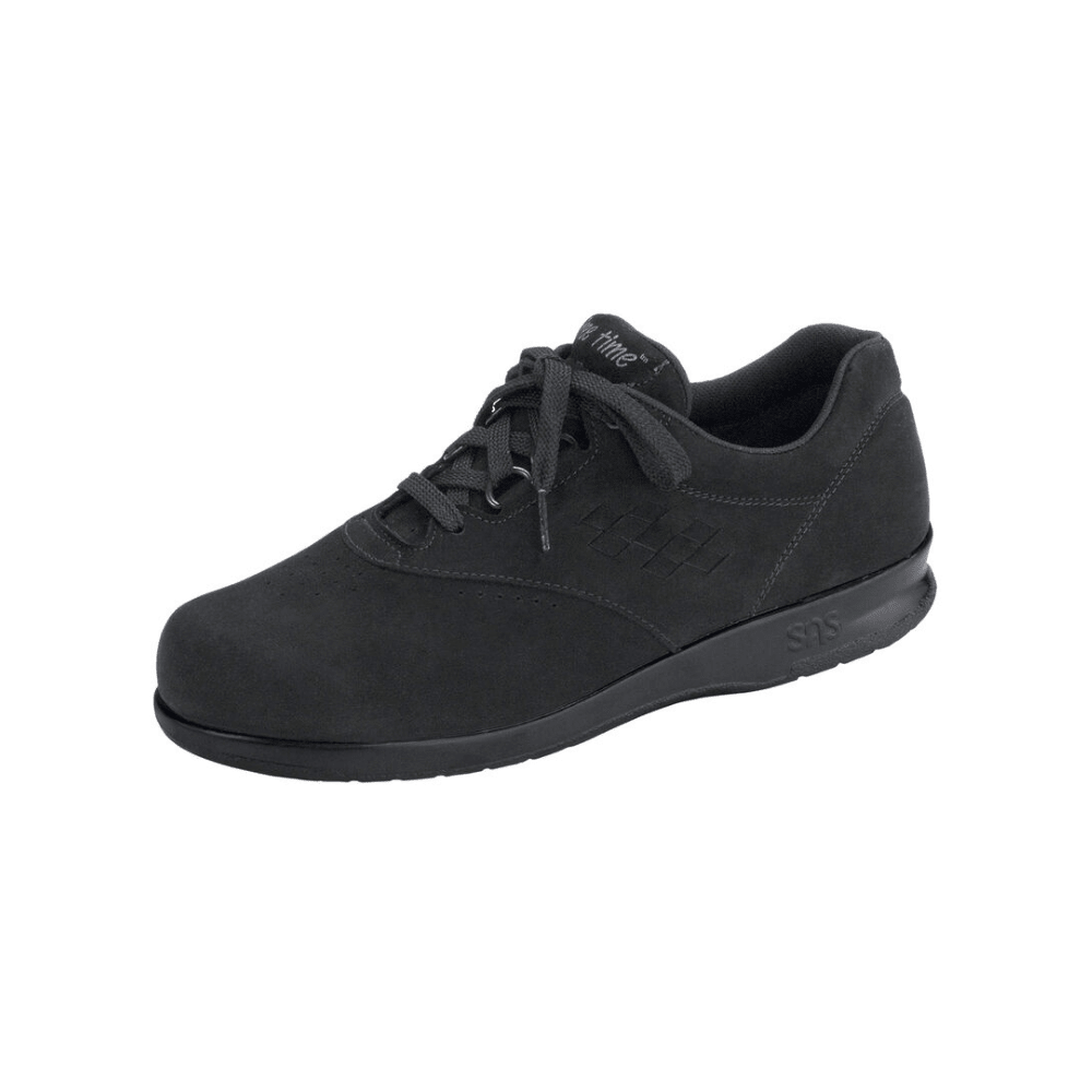 SAS Women's Free Time Nubuck Walking Shoes - Charcoal 6