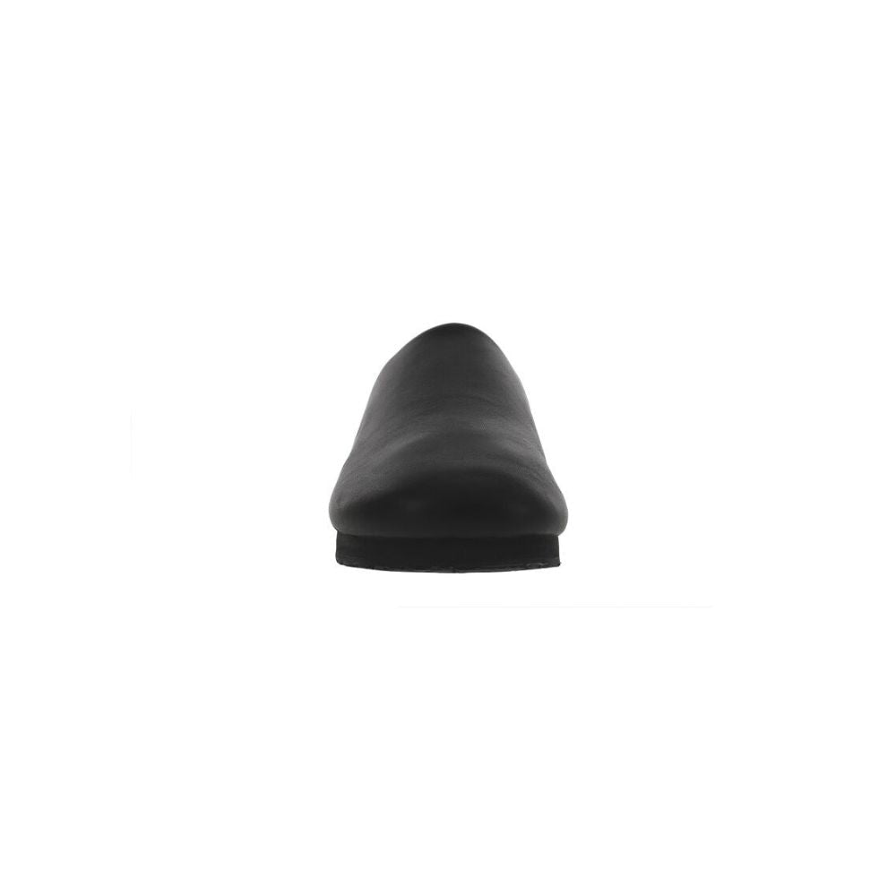 SAS Women's Hinny Leather Support Clog - Matte Black 8