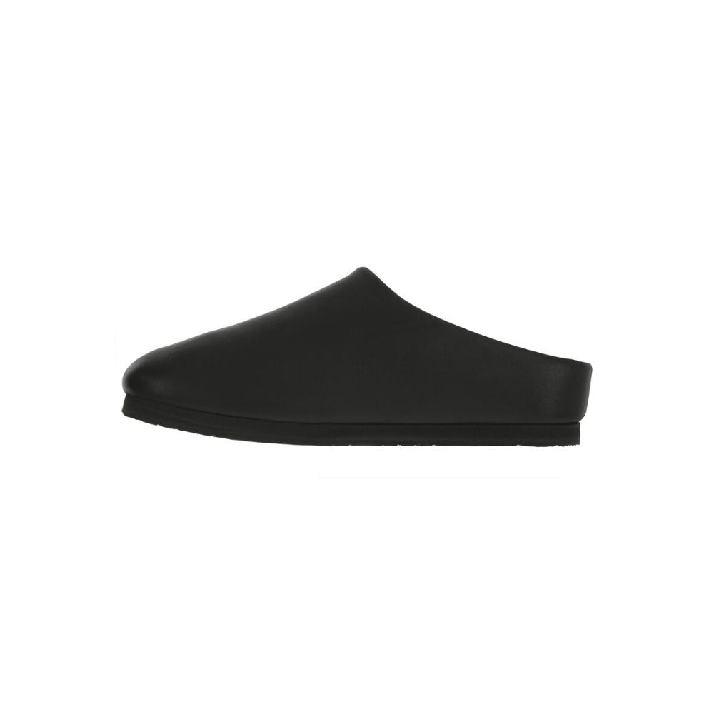 SAS Women's Hinny Leather Support Clog - Matte Black 5