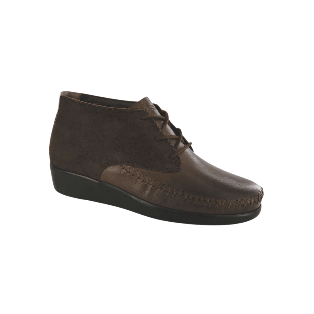 SAS Women's Kich Handcrafted Comfort Leather Lace Up Ankle Boot - Mahogany 1