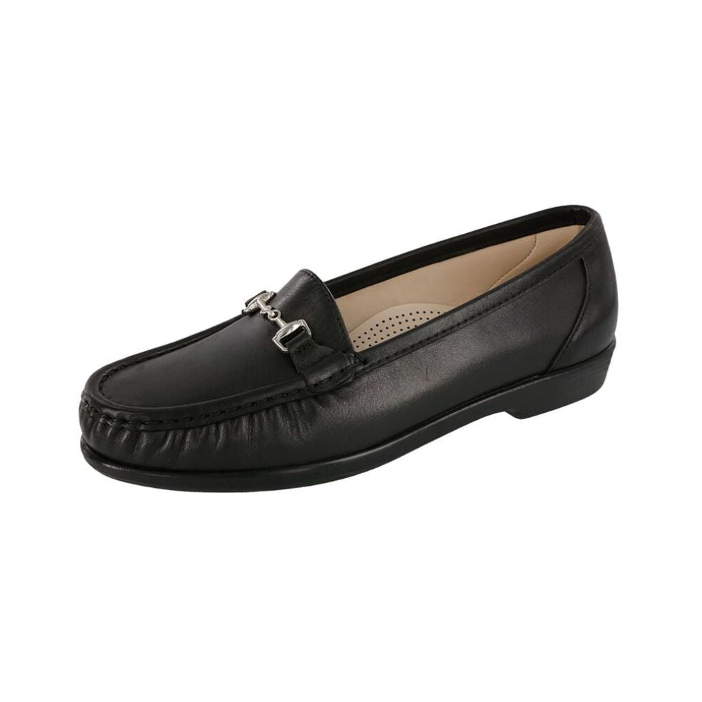 SAS Women's Metro Leather Oxford Shoe - Smooth Black 4
