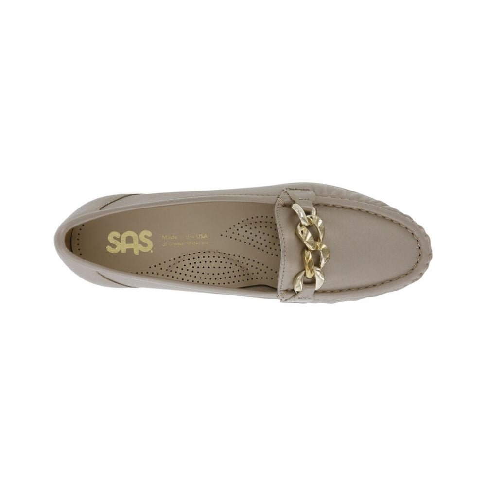SAS Women’s Metro Link Ergonomic Comfort Loafer - Champagne 6