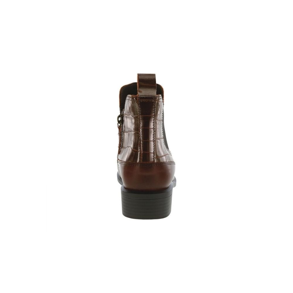 SAS Women’s Mojo Leather Comfort Ankle Boot - Terracotta Mix 4