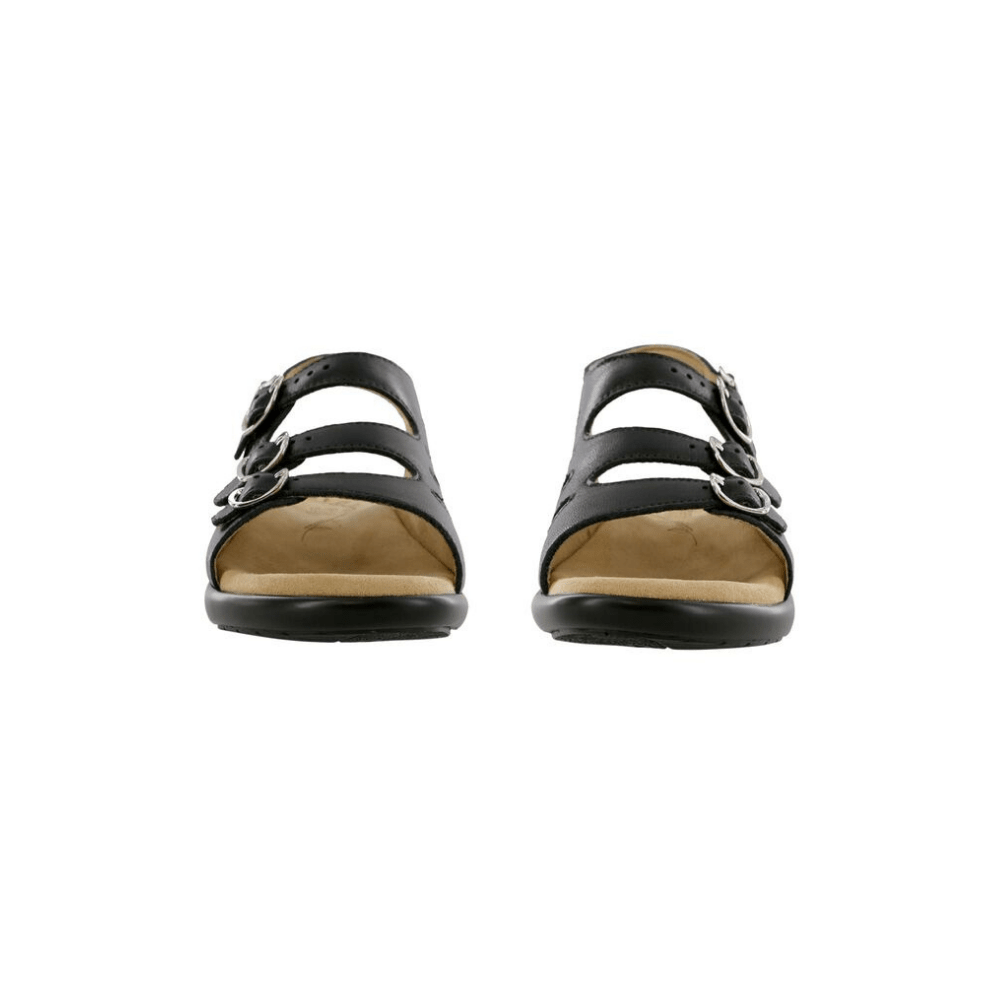 SAS Women's Mystic Adjustable Strappy Sandal - Black 4