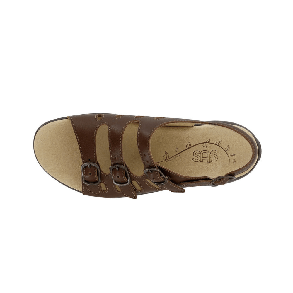 SAS Women's Mystic Adjustable Strappy Sandal - Henna Smooth 2