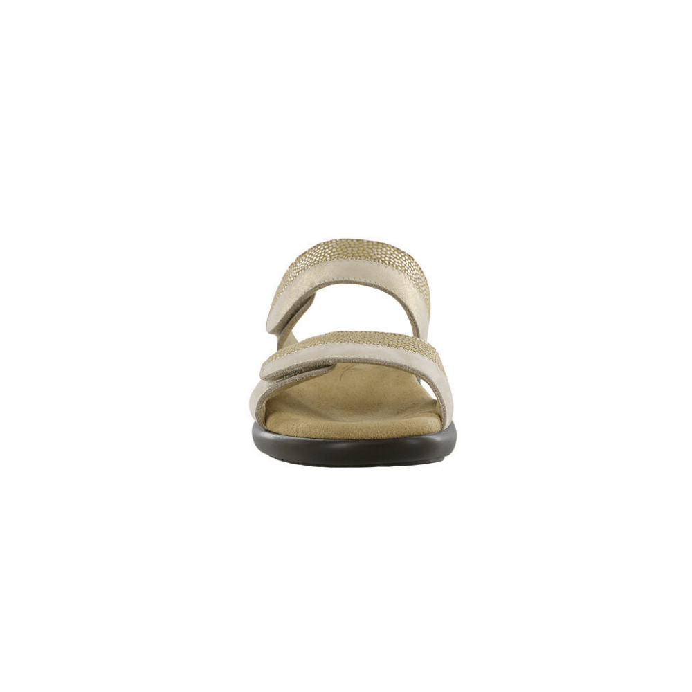 SAS Women's Nudu Slide Comfort Leather Sandal - Golden 4