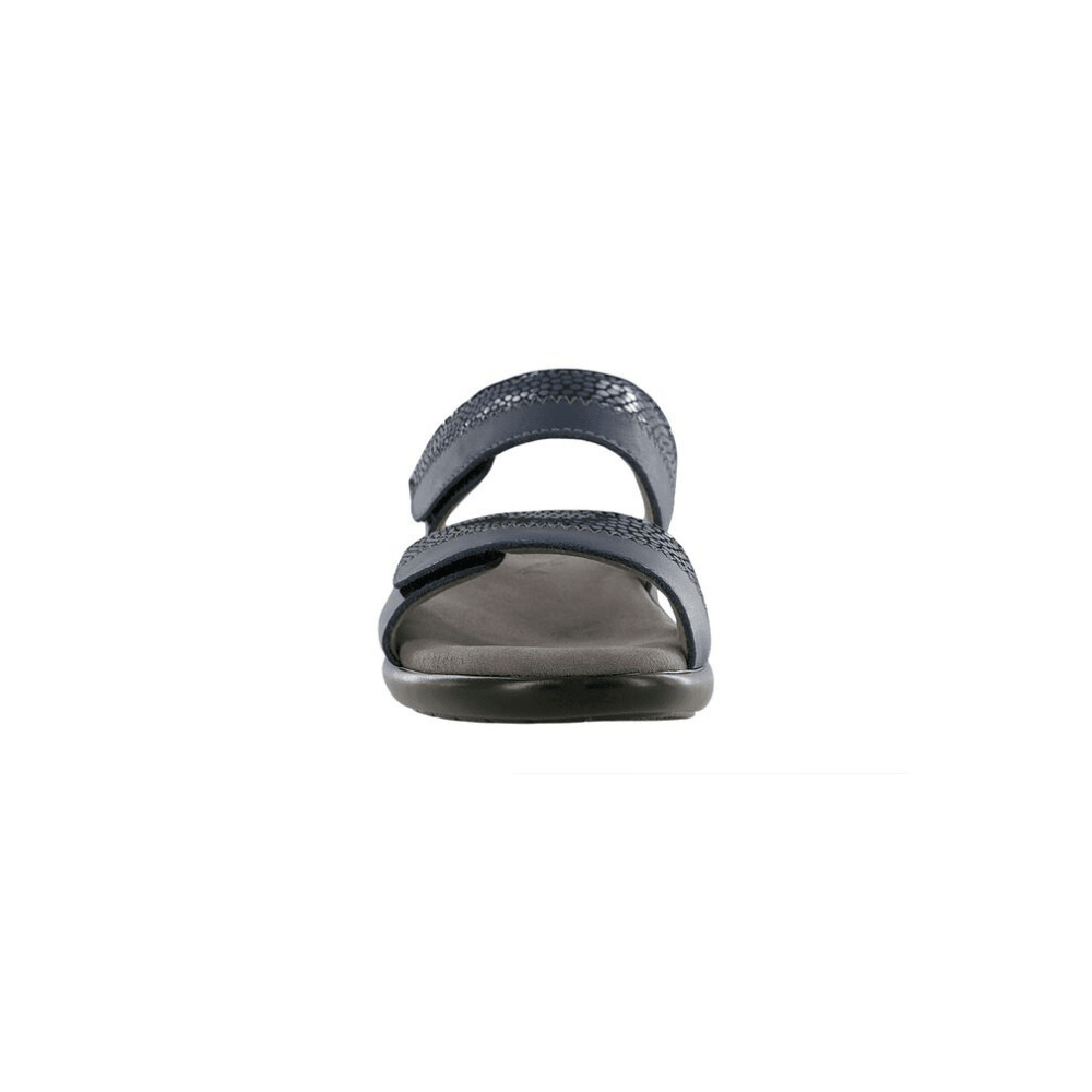 SAS Women's Nudu Slide Comfort Leather Sandal - Navy 3