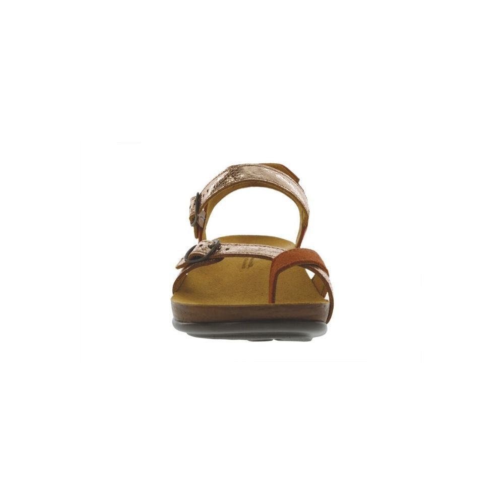 SAS Women's Pampa Leather Comfort Ankle-Strap Sandal - Copper 5