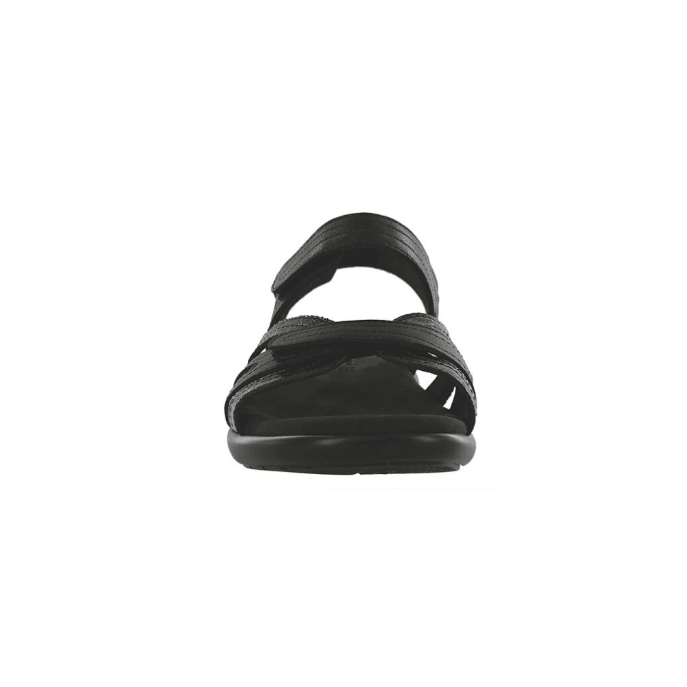 SAS Women's Pier Supportive Leather Sandal - Black Sand 3