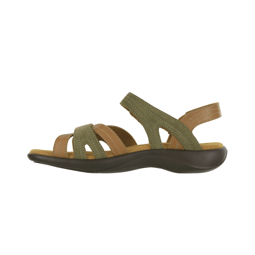 SAS Women's Pier Supportive Leather Sandal - Desert Sage 5