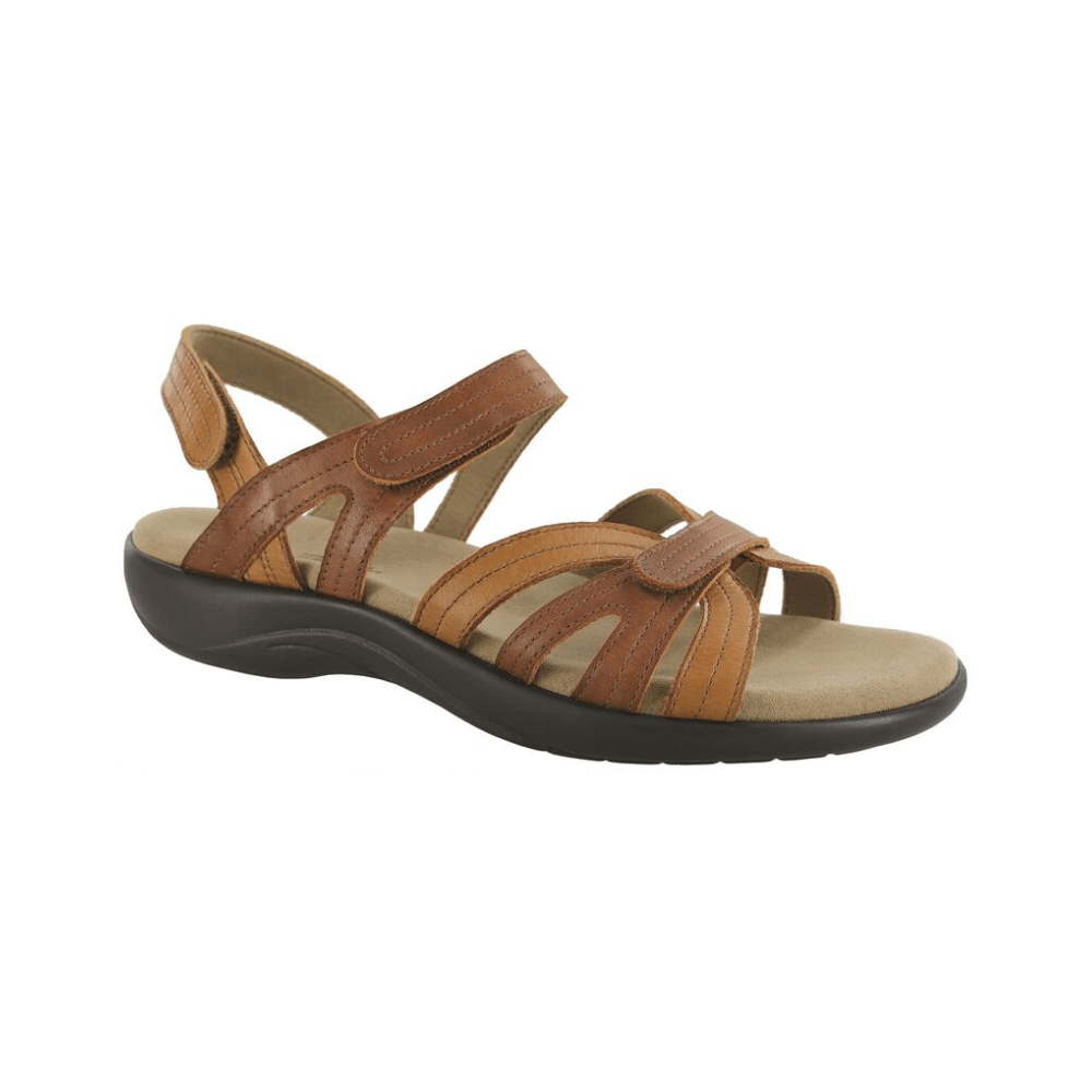 SAS Women's Pier Supportive Leather Sandal - Sepia 1