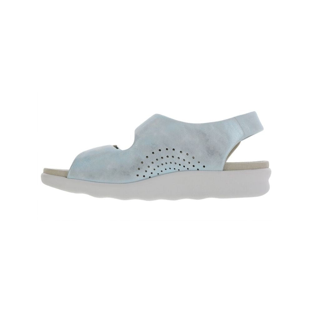 SAS Women’s Relaxed Supportive Leather Slip-On Shoe – Shining Sea 5
