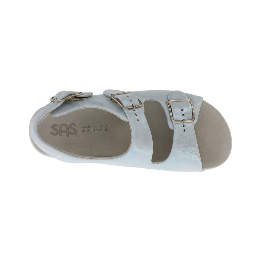 SAS Women’s Relaxed Supportive Leather Slip-On Shoe – Shining Sea 2