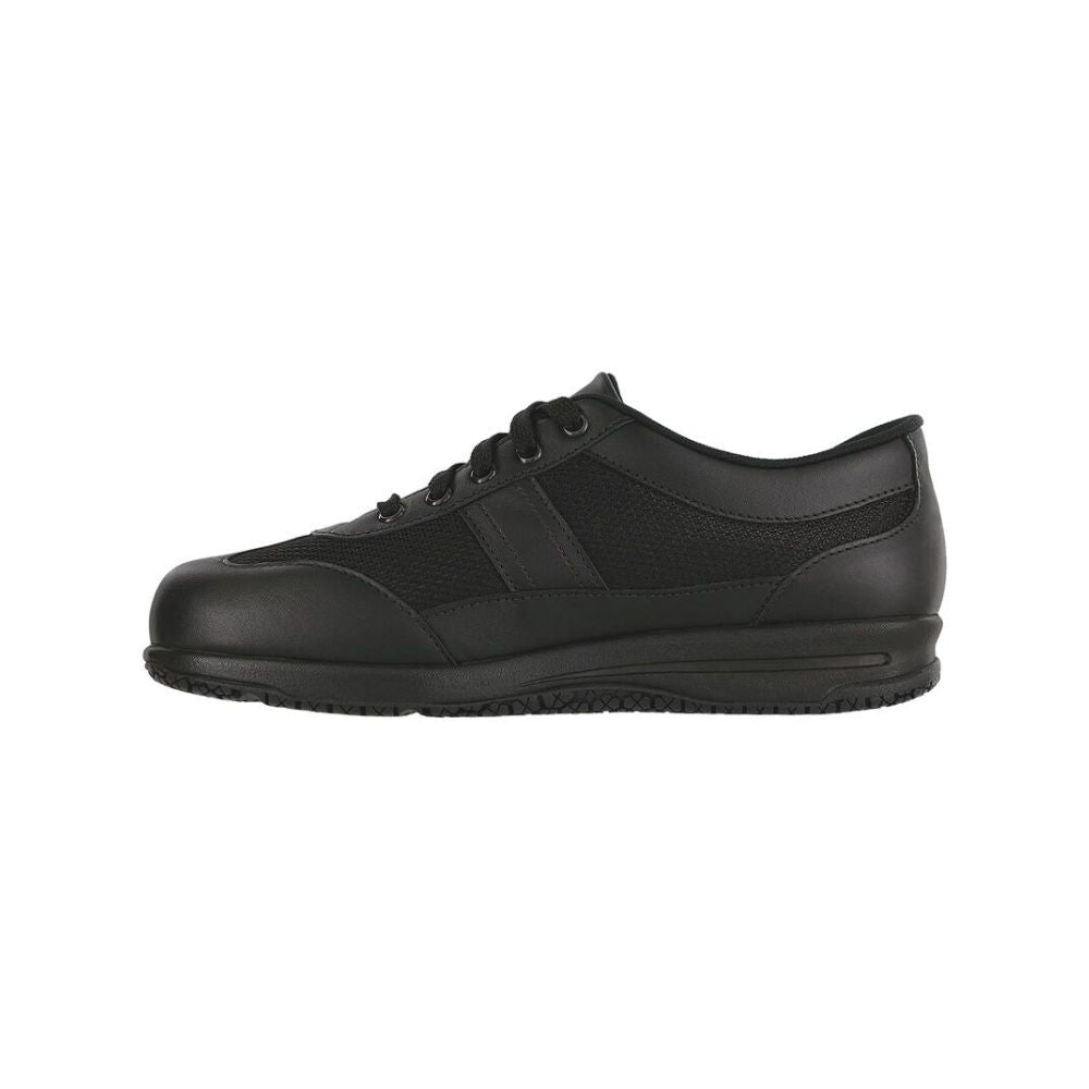 SAS Women’s Reverie Non-Slip Leather & Mesh Lace-Up - Black 5