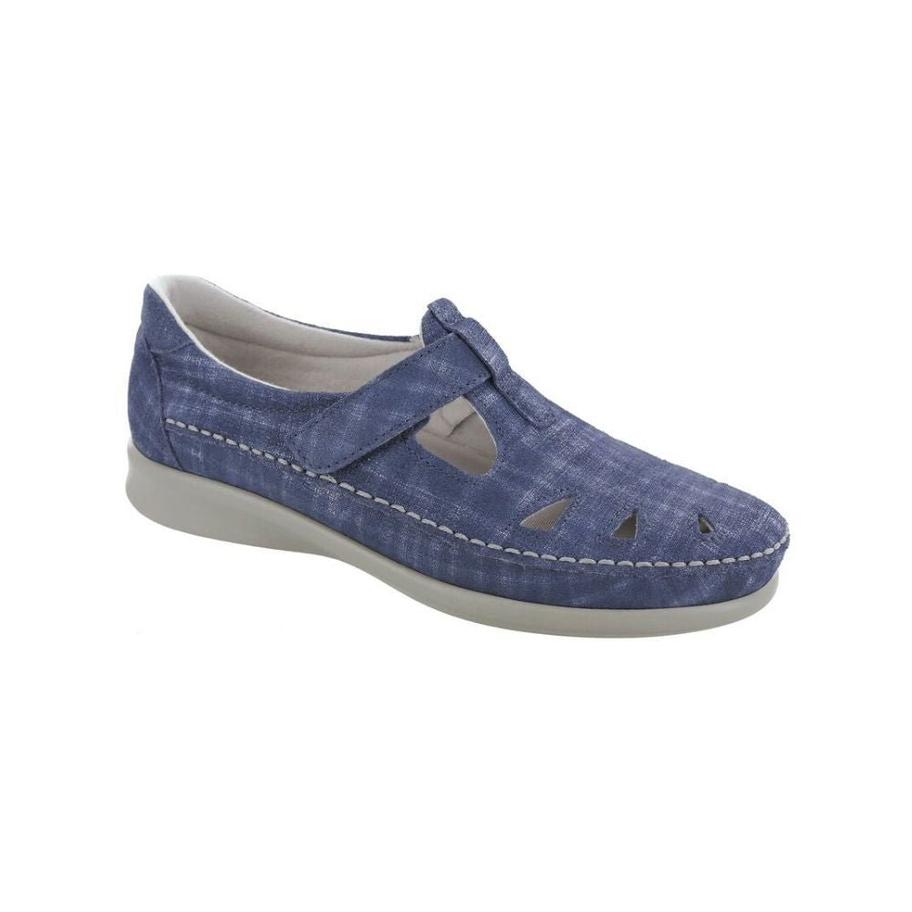 SAS Women’s Roamer Adjustable Walking Shoe - Blue Jay 1