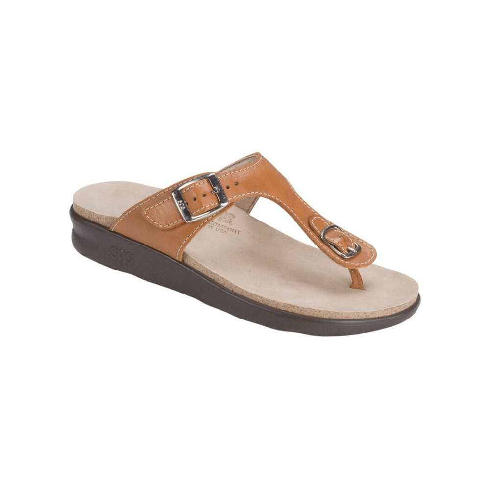 SAS Women’s Sanibel Sandal Ergonomic Comfort Slide - Caramel 1