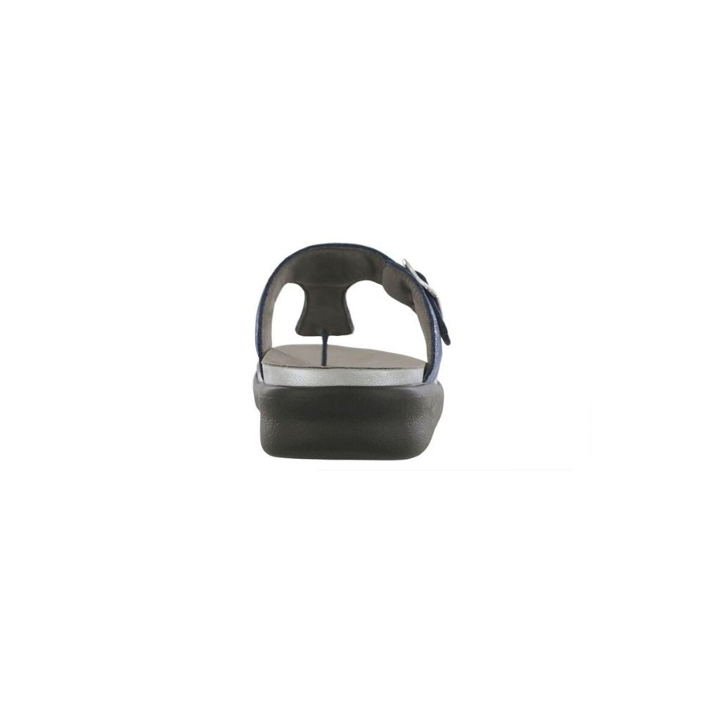 SAS Women’s Sanibel Sandal Ergonomic Comfort Slide - Silver Blue 5