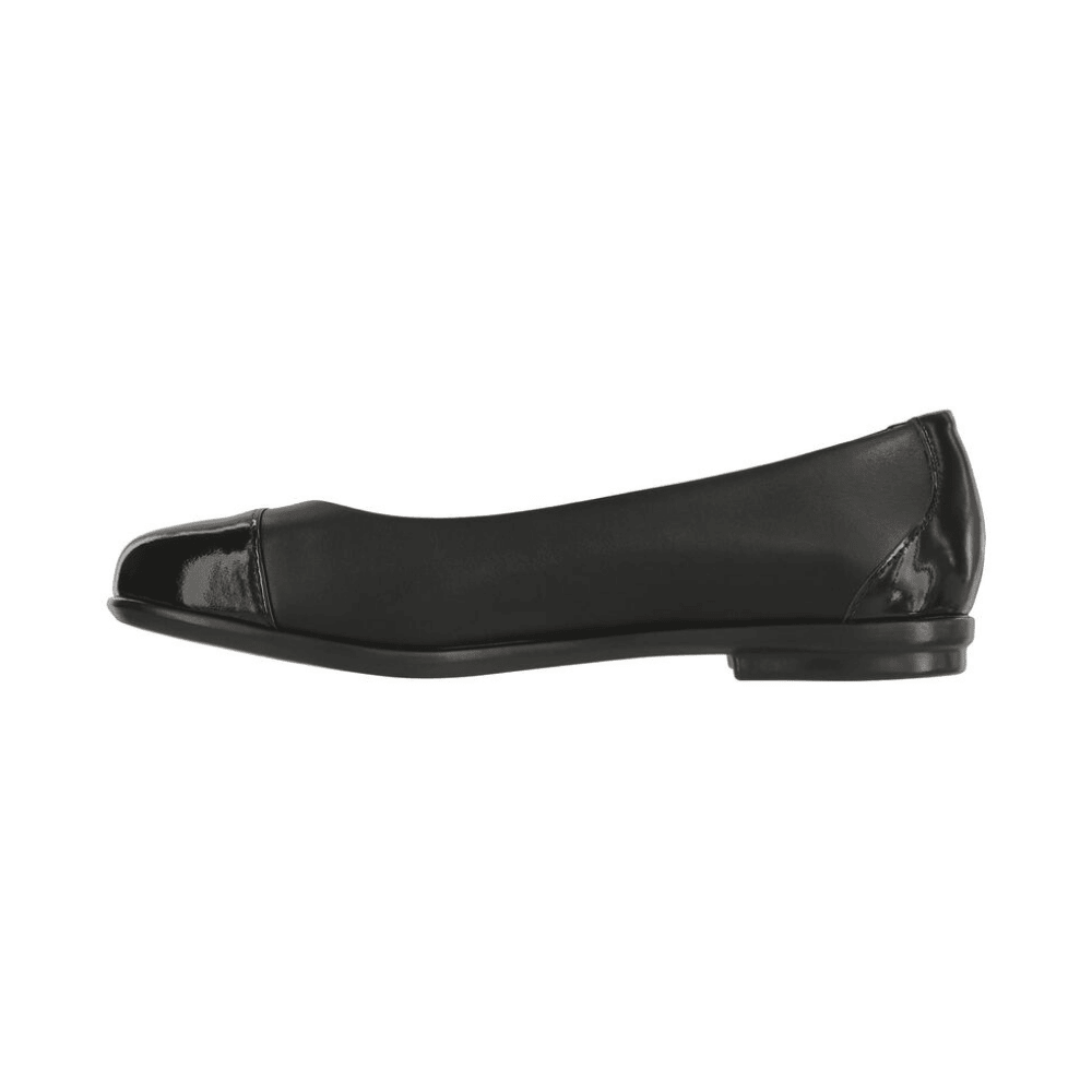 SAS Women’s Scenic Cap Toe Ballet Flat – Black Patent 5