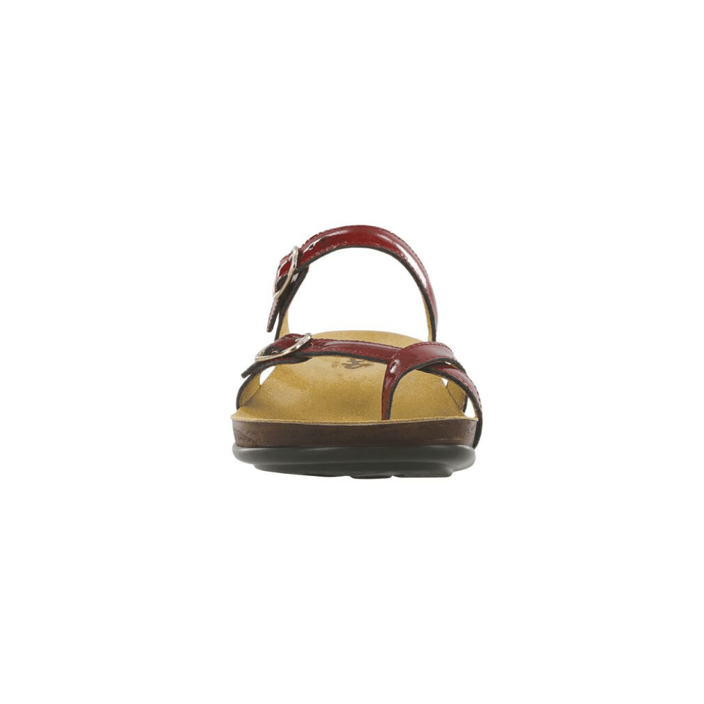 SAS Women’s Shelly Leather Adjustable Slide Sandal – Lipstick 3