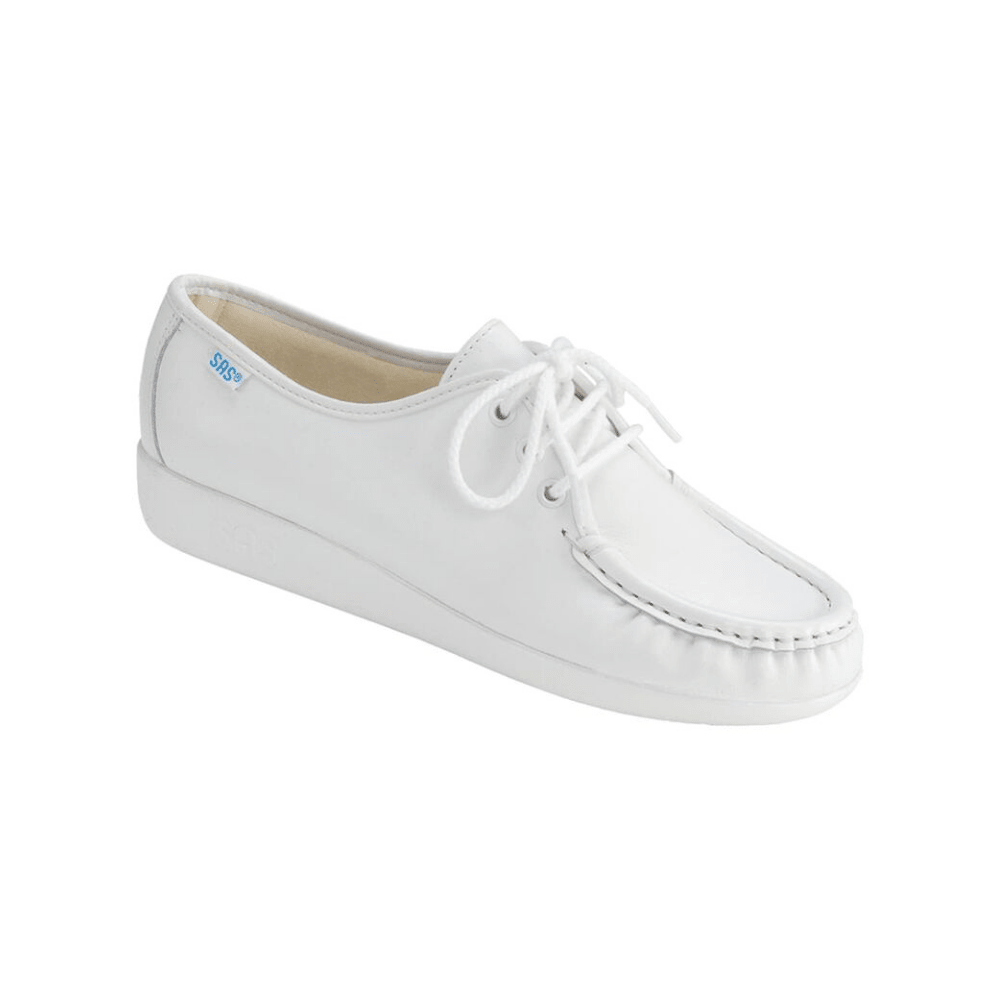SAS Women's Siesta Comfort Slip-On Oxfords - White 1