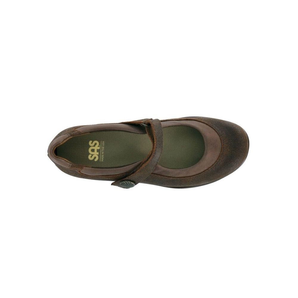 SAS Women’s Step Out Ergonomic Mary Jane Shoe - Brown 3