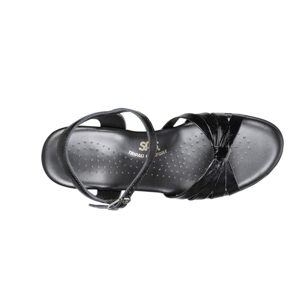SAS Women’s Strippy Sandal – Black Patent 3