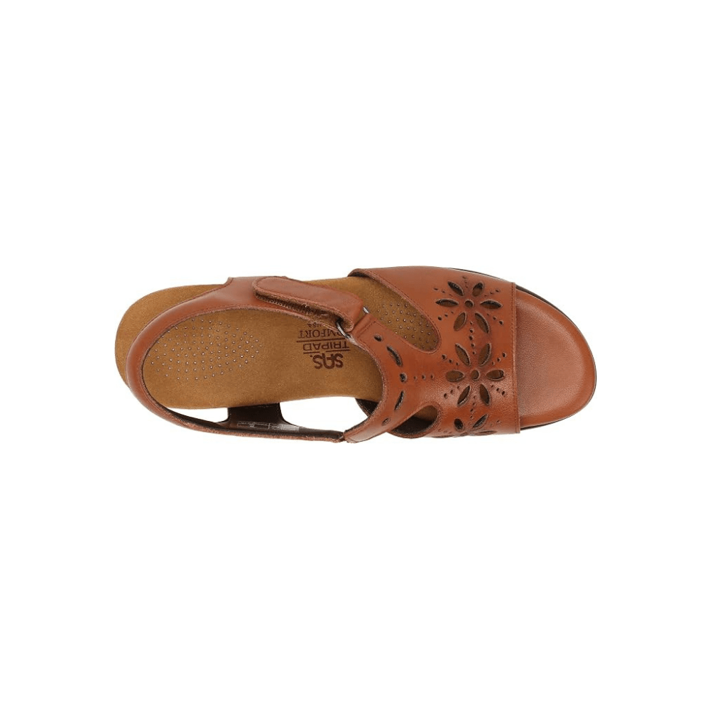 SAS Women’s Sunburst Comfort Dress Sandal – Chestnut 6
