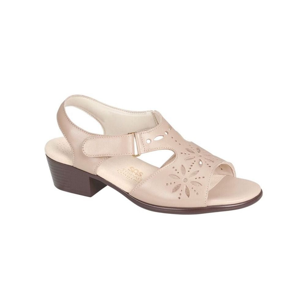 SAS Women’s Sunburst Comfort Dress Sandal – Cream 1