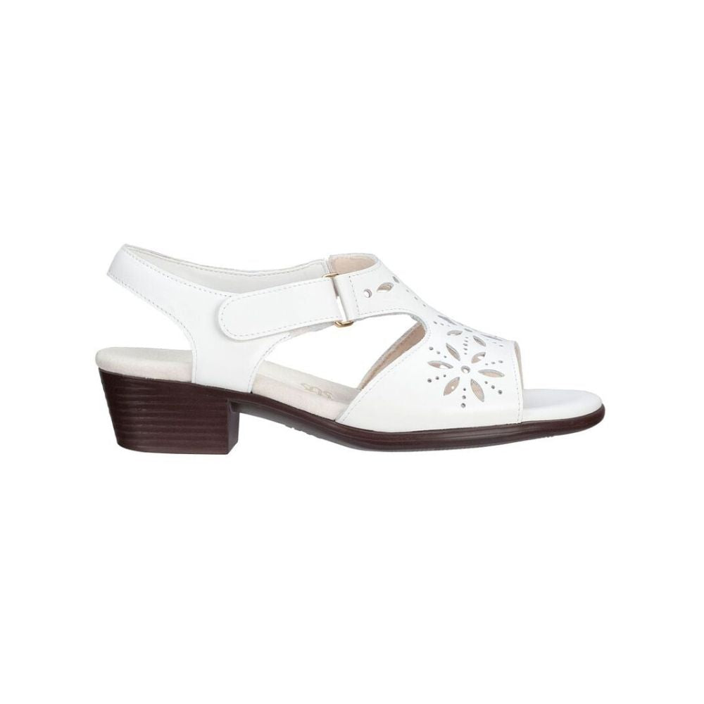 SAS Women’s Sunburst Comfort Dress Sandal – White 2