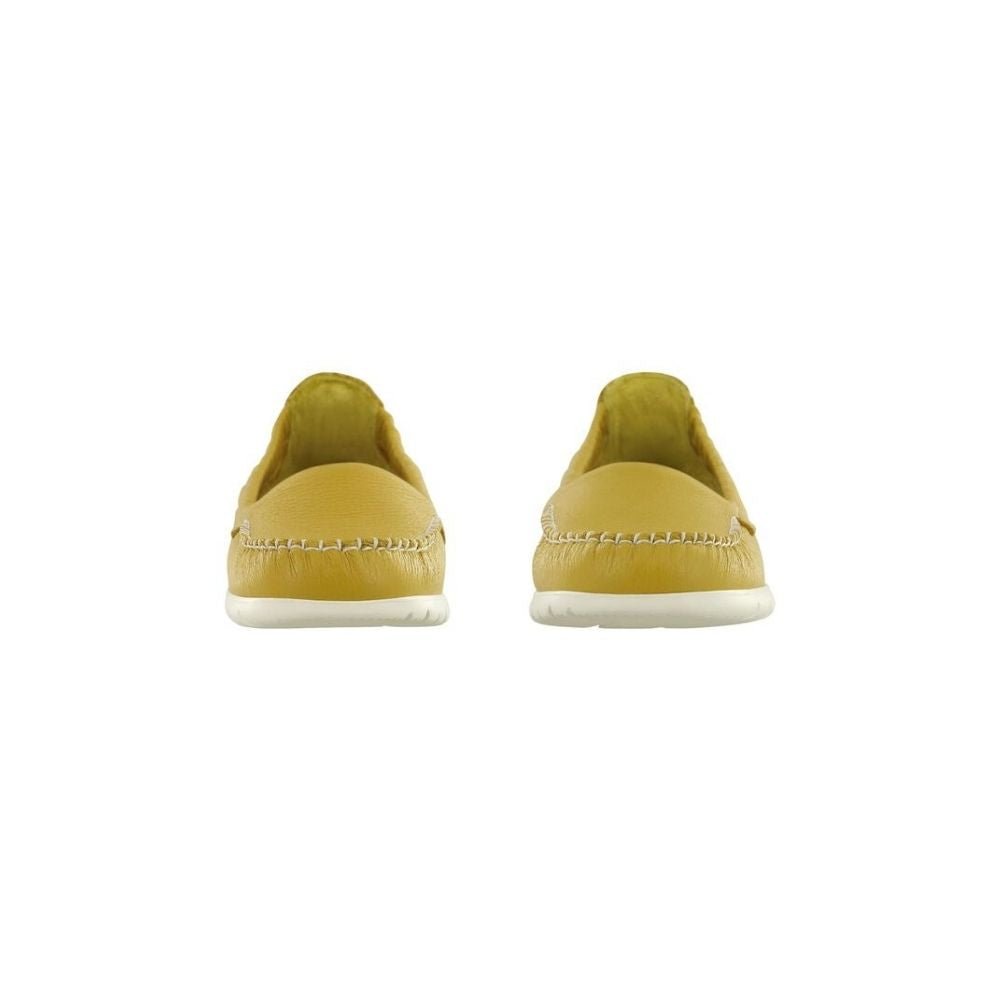SAS Women’s Sunny Ultra-Flexible Folding Leather Flat Shoe – Canary Yellow 2