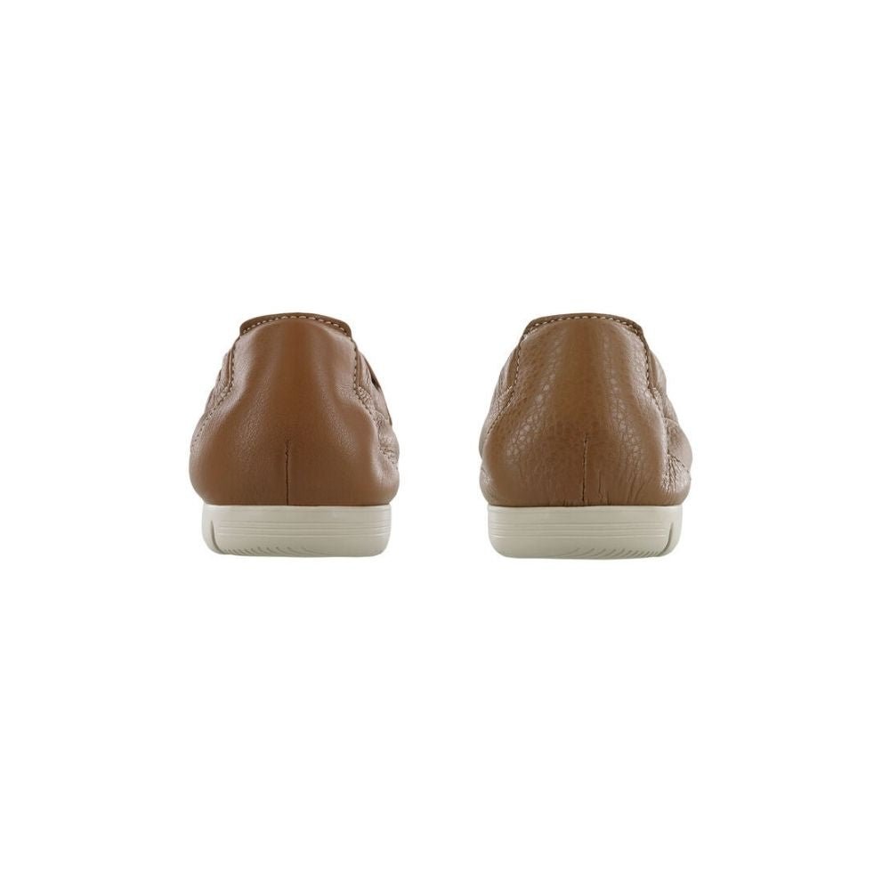 SAS Women’s Sunny Ultra-Flexible Folding Leather Flat Shoe – Pecan Brown 4