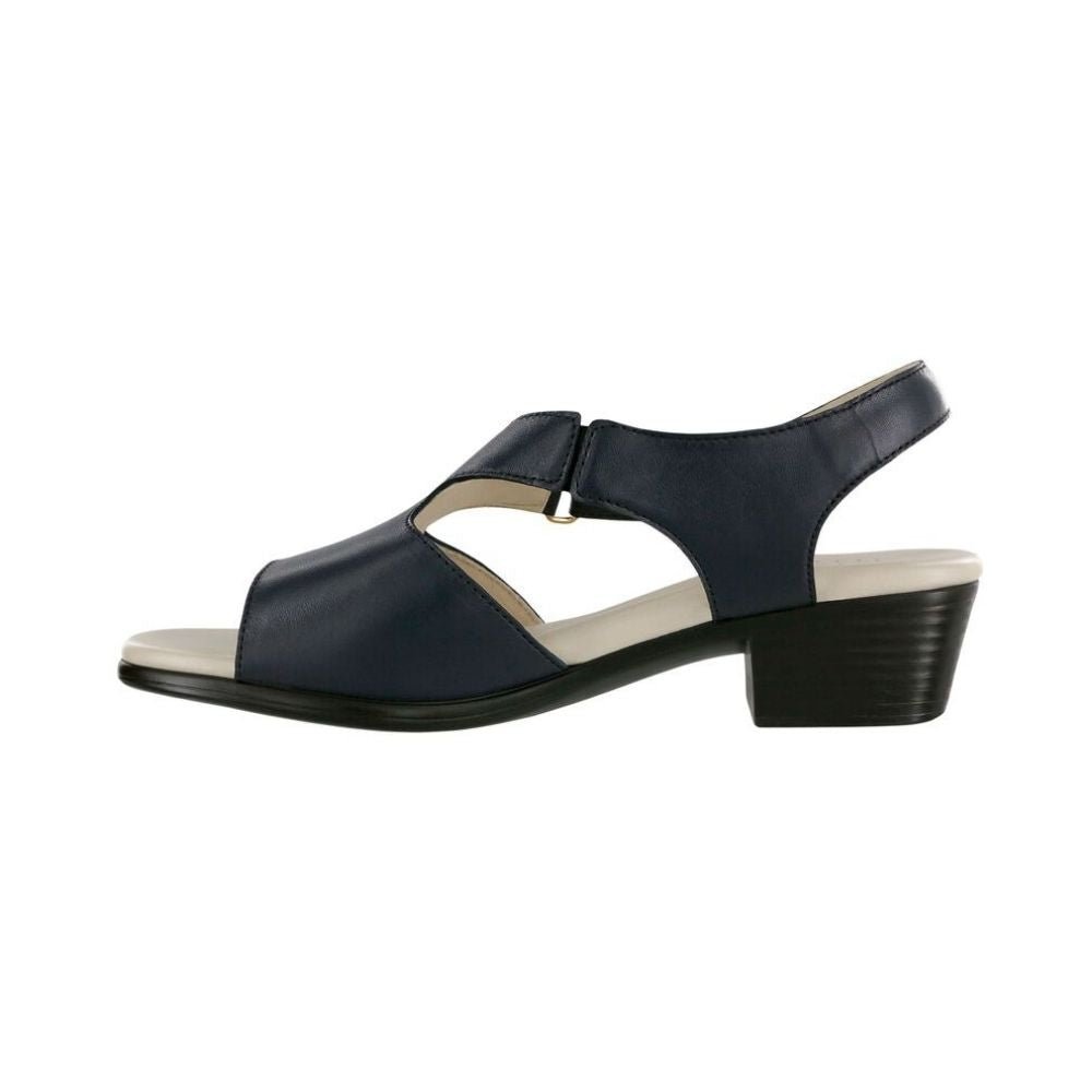 SAS Women's Suntimer Adjustable Leather Sandal - Navy 5
