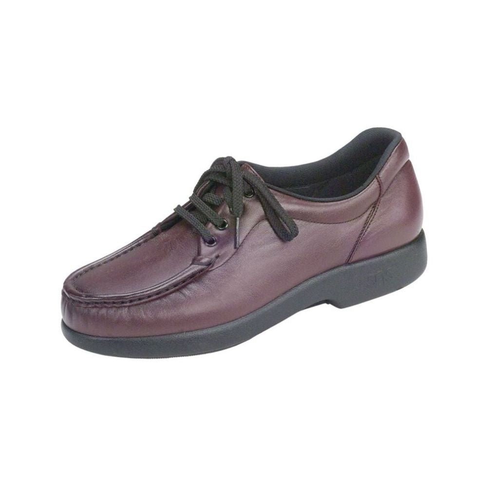 SAS Women’s Take Time Comfort Lace Up Loafer– Antique Wine 6