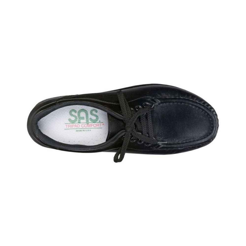 SAS Women’s Take Time Comfort Lace Up Loafer – Black 5