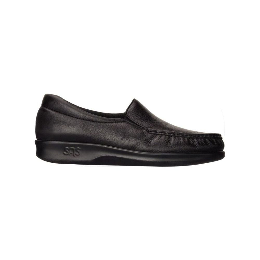 SAS Women’s Twin Slip-On Shoe Leather Comfort Loafer – Black 3