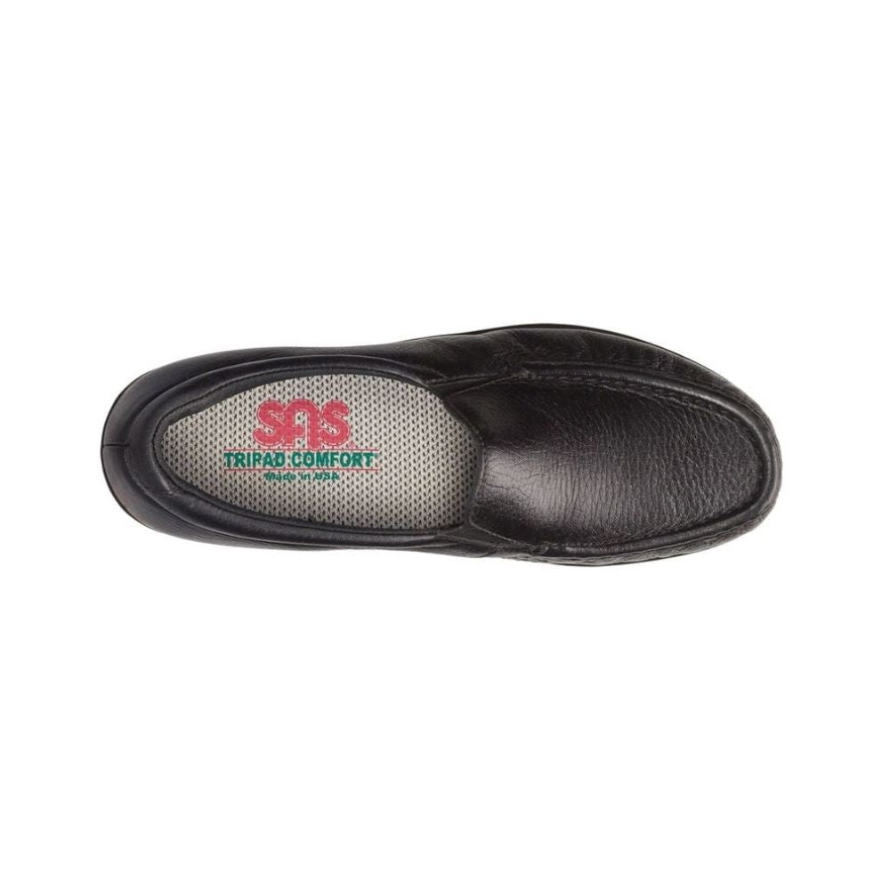 SAS Women’s Twin Slip-On Shoe Leather Comfort Loafer – Black 2